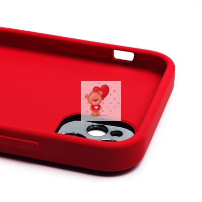 Чехол-накладка для Apple iPhone 11 (красный) - PC084 экокожа