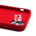 Чехол-накладка для Apple iPhone 11 (красный) - PC084 экокожа