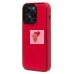 Чехол-накладка для Apple iPhone 14 Pro (красный) - PC084 экокожа