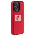 Чехол-накладка для Apple iPhone 14 Pro (красный) - PC084 экокожа