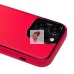 Чехол-накладка для Apple iPhone 14 Pro (красный) - PC084 экокожа