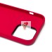 Чехол-накладка для Apple iPhone 14 Pro (красный) - PC084 экокожа