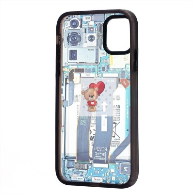 Чехол-накладка для Apple iPhone 11 - (001) (многоцветный) - PC088