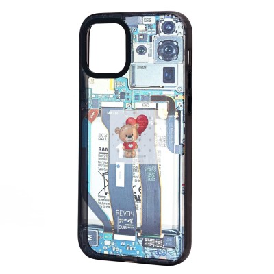 Чехол-накладка для Apple iPhone 12 - (001) (многоцветный) - PC088