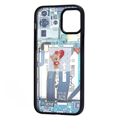 Чехол-накладка для Apple iPhone 12 - (001) (многоцветный) - PC088