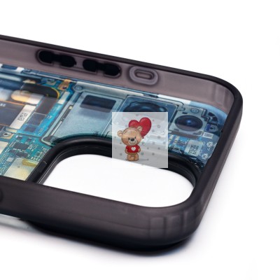 Чехол-накладка для Apple iPhone 15 Pro Max - (001) (многоцветный) - PC088 Чехол-накладка для Apple iPhone 15 Pro Max - (001) (многоцветный) - PC088