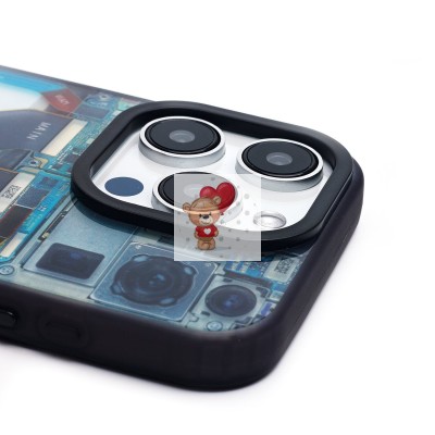 Чехол-накладка для Apple iPhone 15 Pro - (001) (многоцветный) - PC088