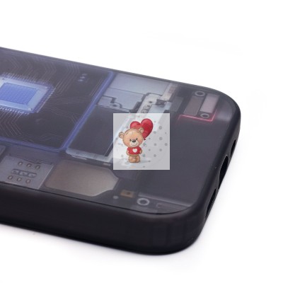 Чехол-накладка для Apple iPhone 15 Pro (многоцветный) - PC088