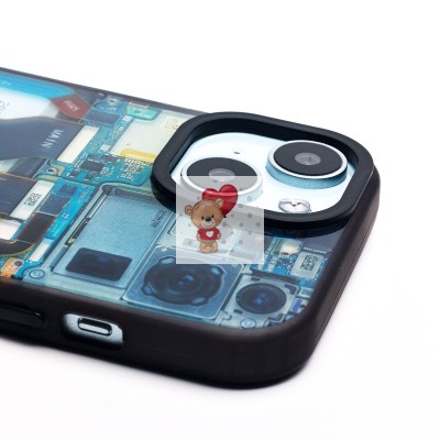 Чехол-накладка для Apple iPhone 15 - (001) (многоцветный) - PC088 Чехол-накладка для Apple iPhone 15 - (001) (многоцветный) - PC088