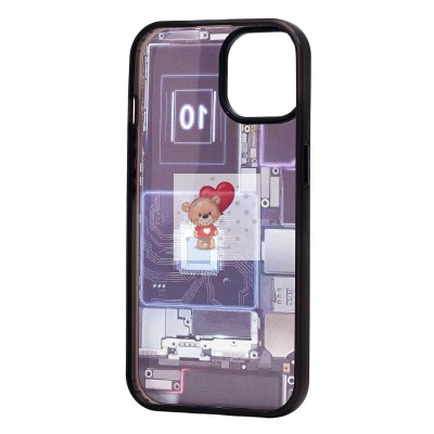 Чехол-накладка для Apple iPhone 15 (многоцветный) - PC088