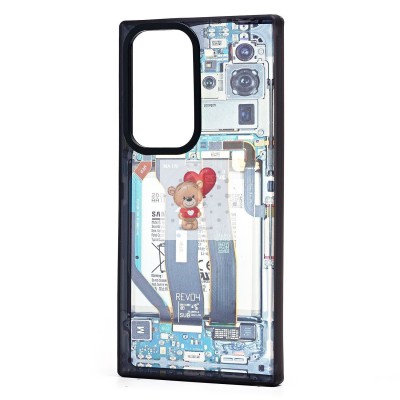 Чехол-накладка для Samsung Galaxy S23 Ultra - (001) (многоцветный) - PC088