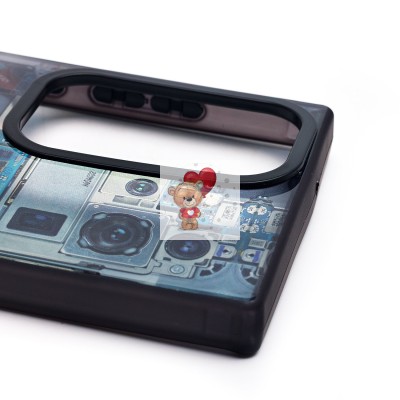 Чехол-накладка для Samsung Galaxy S23 Ultra - (001) (многоцветный) - PC088