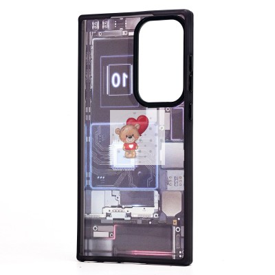 Чехол-накладка для Samsung Galaxy S23 Ultra (многоцветный) - PC088