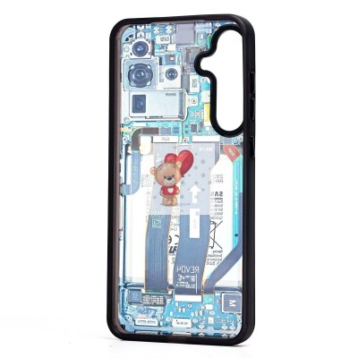 Чехол-накладка для Samsung Galaxy S24+ - (001) (многоцветный) - PC088