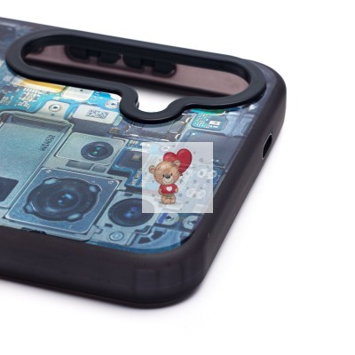 Чехол-накладка для Samsung Galaxy S24+ - (001) (многоцветный) - PC088