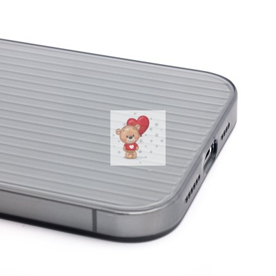 Чехол-накладка для Apple iPhone 13 Pro Max (матовый прозрачный/черный) - PC089