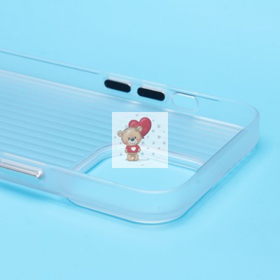 Чехол-накладка для Apple iPhone 13 Pro (матовый прозрачный) - PC089