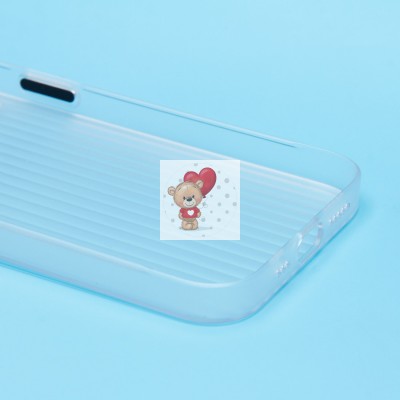 Чехол-накладка для Apple iPhone 13 Pro (матовый прозрачный) - PC089