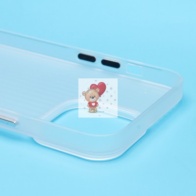 Чехол-накладка для Apple iPhone 14 Pro Max (матовый прозрачный) - PC089 Чехол-накладка для Apple iPhone 14 Pro Max (матовый прозрачный) - PC089