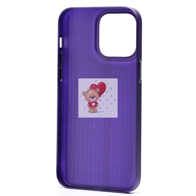 Чехол-накладка для Apple iPhone 14 Pro Max (фиолетовый) - PC089