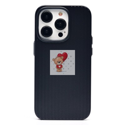 Чехол-накладка для Apple iPhone 14 Pro (черный) - PC089