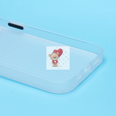 Чехол-накладка для Apple iPhone 14 Pro (матовый прозрачный) - PC089