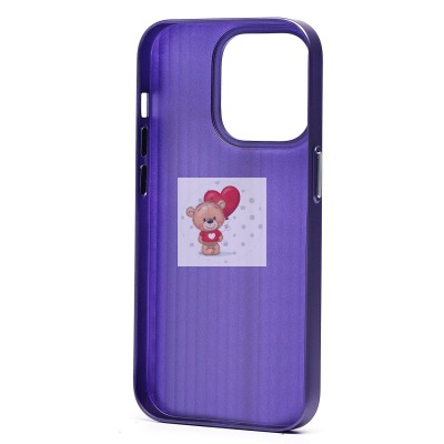 Чехол-накладка для Apple iPhone 14 Pro (фиолетовый) - PC089 Чехол-накладка для Apple iPhone 14 Pro (фиолетовый) - PC089