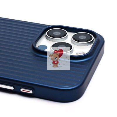 Чехол-накладка для Apple iPhone 15 Pro Max (титановый синий) - PC089