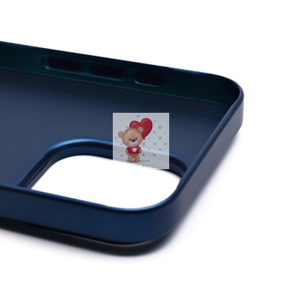 Чехол-накладка для Apple iPhone 15 Pro Max (титановый синий) - PC089