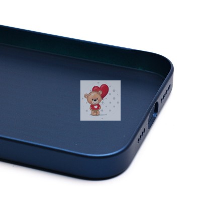 Чехол-накладка для Apple iPhone 15 Pro Max (титановый синий) - PC089