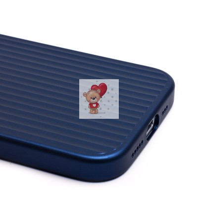 Чехол-накладка для Apple iPhone 15 Pro (титановый синий) - PC089