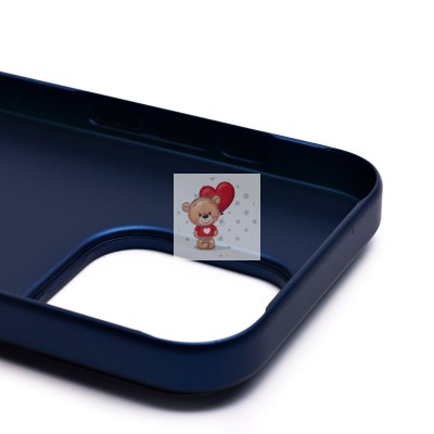 Чехол-накладка для Apple iPhone 15 Pro (титановый синий) - PC089