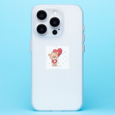 Чехол-накладка для Apple iPhone 15 Pro (матовый прозрачный) - PC089