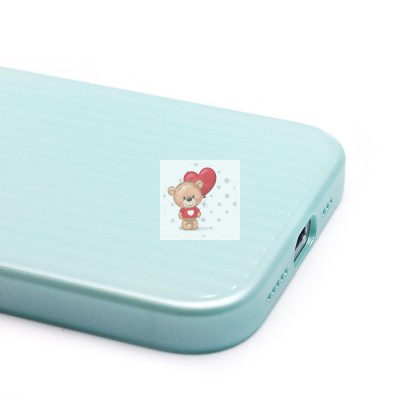 Чехол-накладка для Apple iPhone 15 Pro (мятный) - PC089