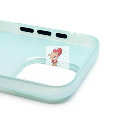 Чехол-накладка для Apple iPhone 15 Pro (мятный) - PC089