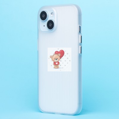 Чехол-накладка для Apple iPhone 15 (матовый прозрачный) - PC089 Чехол-накладка для Apple iPhone 15 (матовый прозрачный) - PC089