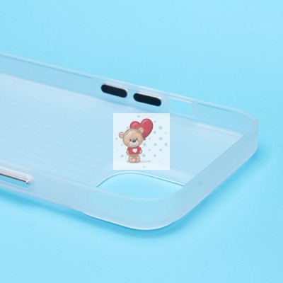 Чехол-накладка для Apple iPhone 15 (матовый прозрачный) - PC089 Чехол-накладка для Apple iPhone 15 (матовый прозрачный) - PC089
