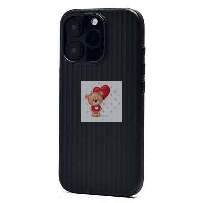 Чехол-накладка для Apple iPhone 16 Pro (черный) - PC089