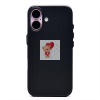 Чехол-накладка для Apple iPhone 16 (черный) - PC089