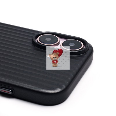 Чехол-накладка для Apple iPhone 16 (черный) - PC089