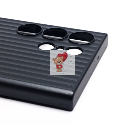 Чехол-накладка для Samsung Galaxy S23 Ultra (черный) - PC089