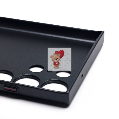 Чехол-накладка для Samsung Galaxy S23 Ultra (черный) - PC089