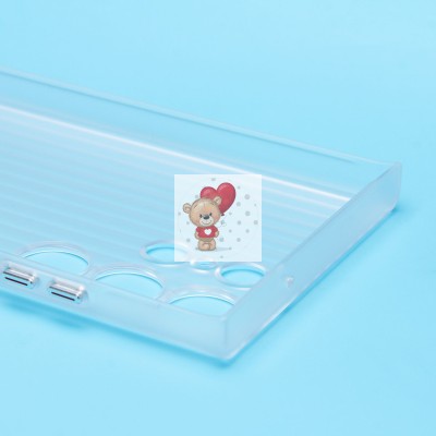 Чехол-накладка для Samsung Galaxy S23 Ultra (матовый прозрачный) - PC089