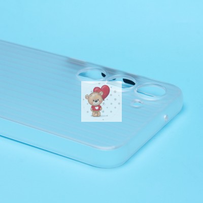 Чехол-накладка для Samsung Galaxy S23 (матовый прозрачный) - PC089