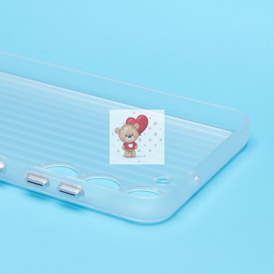 Чехол-накладка для Samsung Galaxy S23 (матовый прозрачный) - PC089