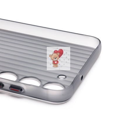 Чехол-накладка для Samsung Galaxy S23 (матовый прозрачный/черный) - PC089 Чехол-накладка для Samsung Galaxy S23 (матовый прозрачный/черный) - PC089