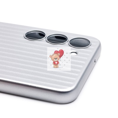 Чехол-накладка для Samsung Galaxy S23 (серебяный) - PC089 Чехол-накладка для Samsung Galaxy S23 (серебяный) - PC089