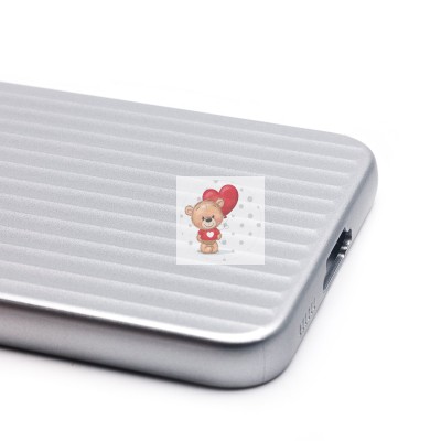 Чехол-накладка для Samsung Galaxy S23 (серебяный) - PC089 Чехол-накладка для Samsung Galaxy S23 (серебяный) - PC089