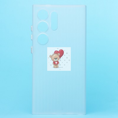 Чехол-накладка для Samsung Galaxy S24 Ultra (матовый прозрачный) - PC089 Чехол-накладка для Samsung Galaxy S24 Ultra (матовый прозрачный) - PC089