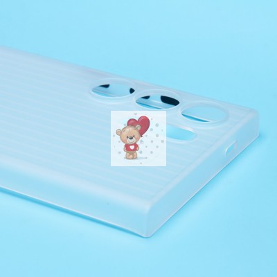 Чехол-накладка для Samsung Galaxy S24 Ultra (матовый прозрачный) - PC089 Чехол-накладка для Samsung Galaxy S24 Ultra (матовый прозрачный) - PC089